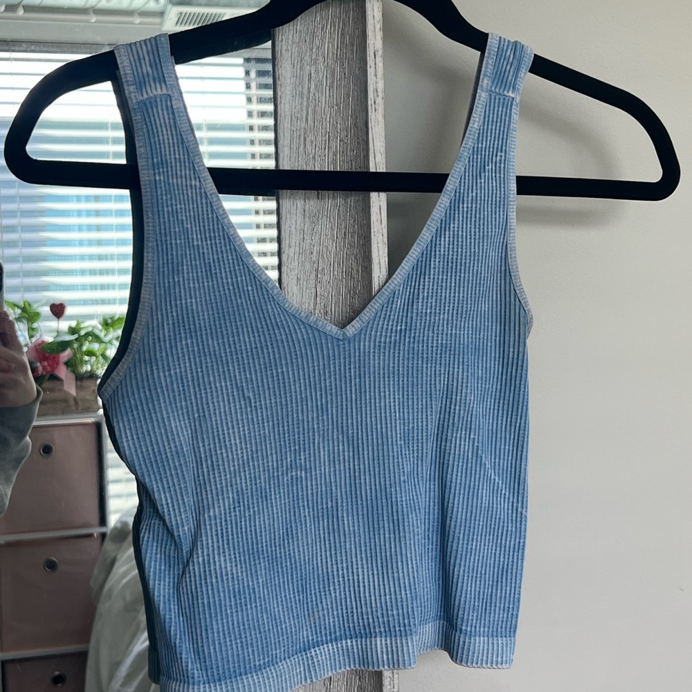 Niki Biki blue cropped tank